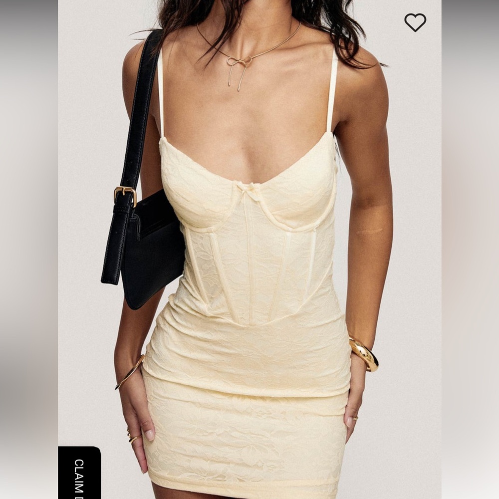 Princess polly Tarini Corset Mini Dress Cream